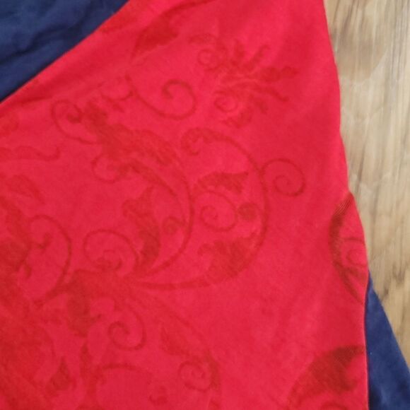 🔹️Touch Blue & Red Burnout St Louis Cardinals Baseball Top Large - Picture 6 of 11